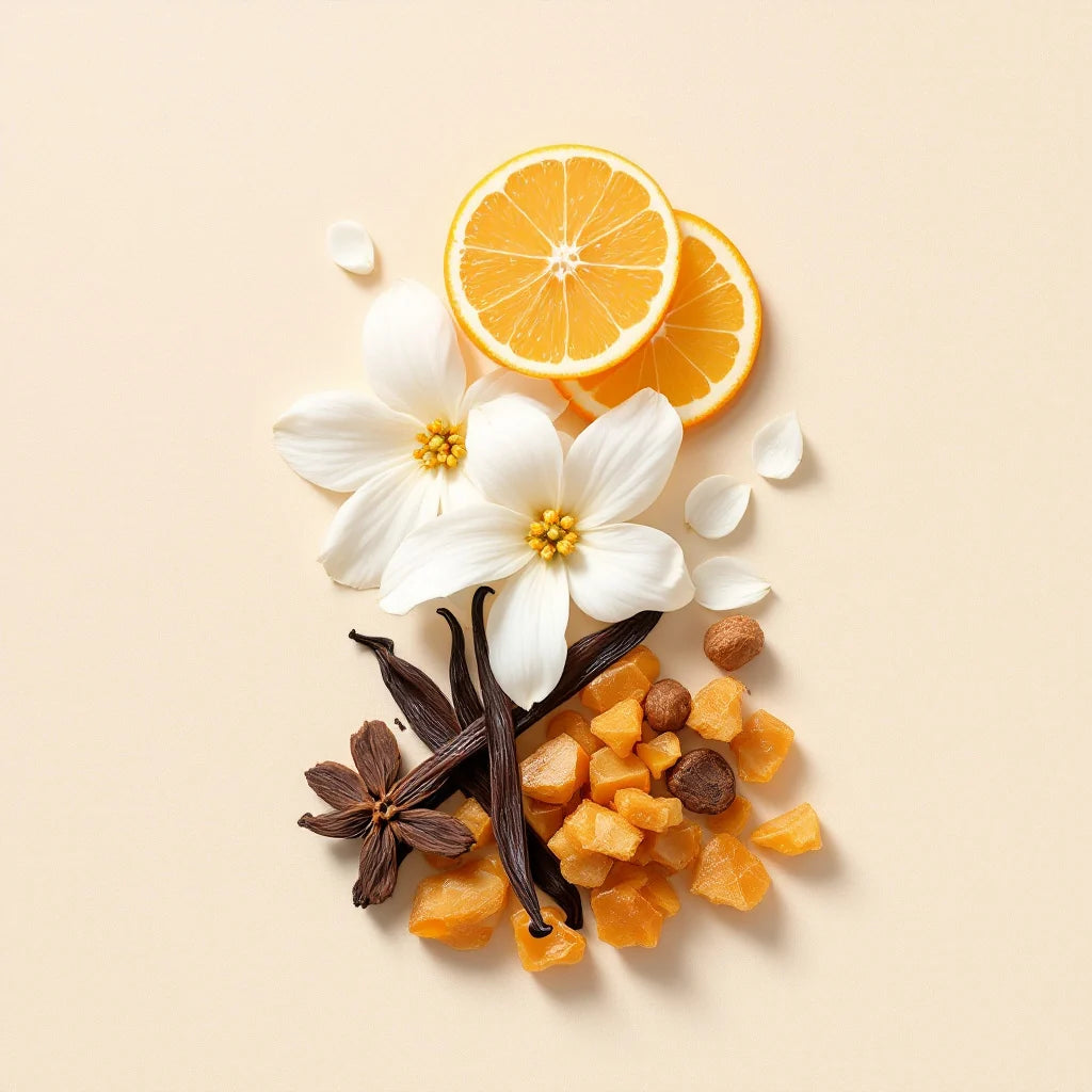 Notes de tête, de cœur et de fond d'un parfum
